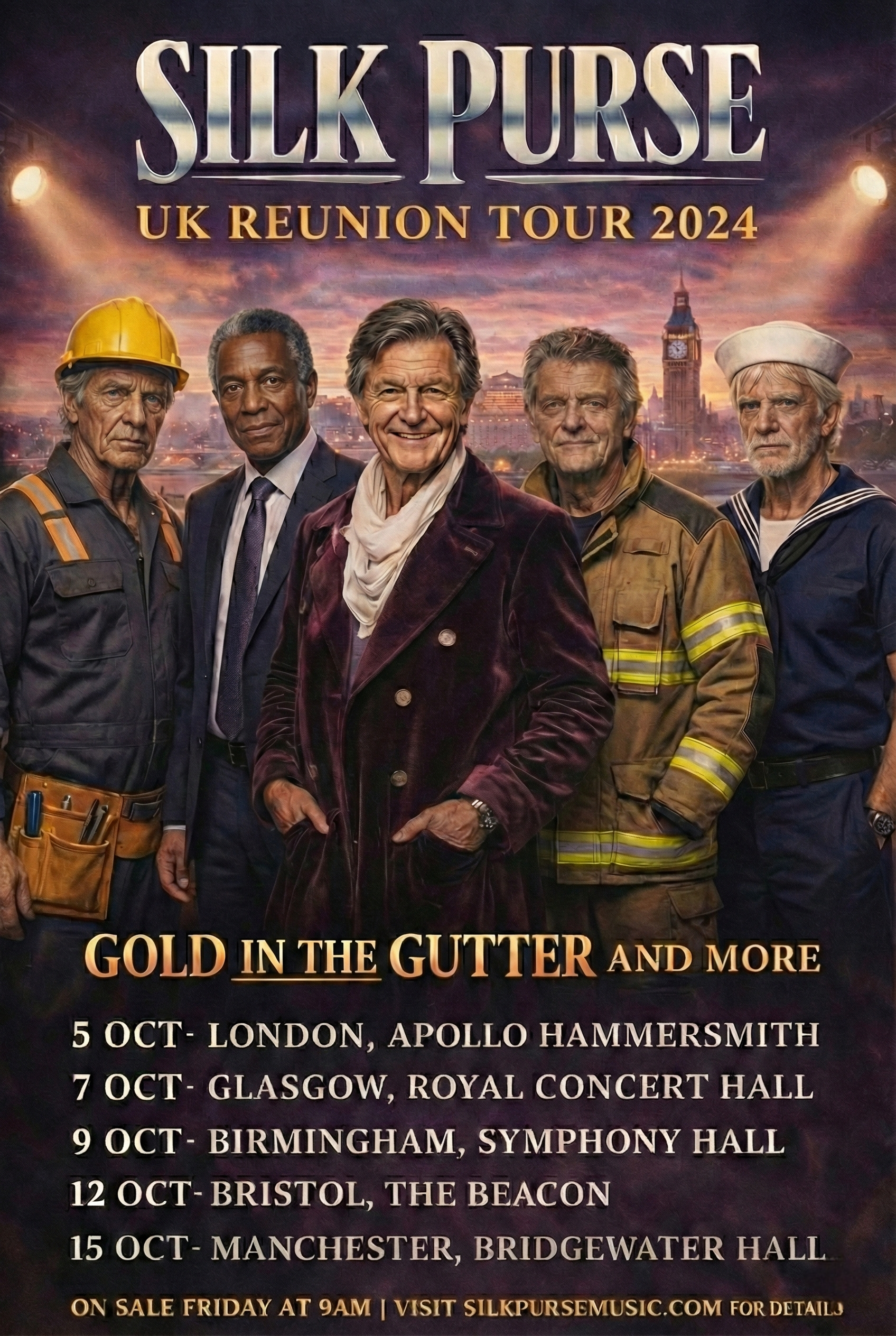 Silk Purse 2024 reunion tour poster