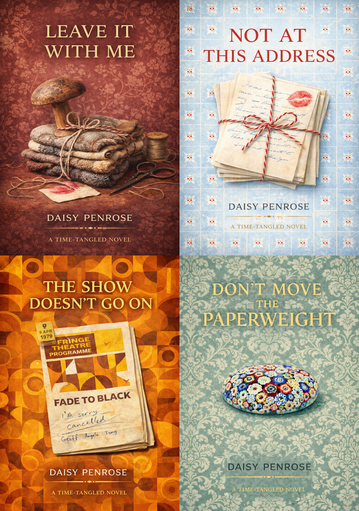 The Time-Tangled Series by Daisy Penrose - four book covers collage