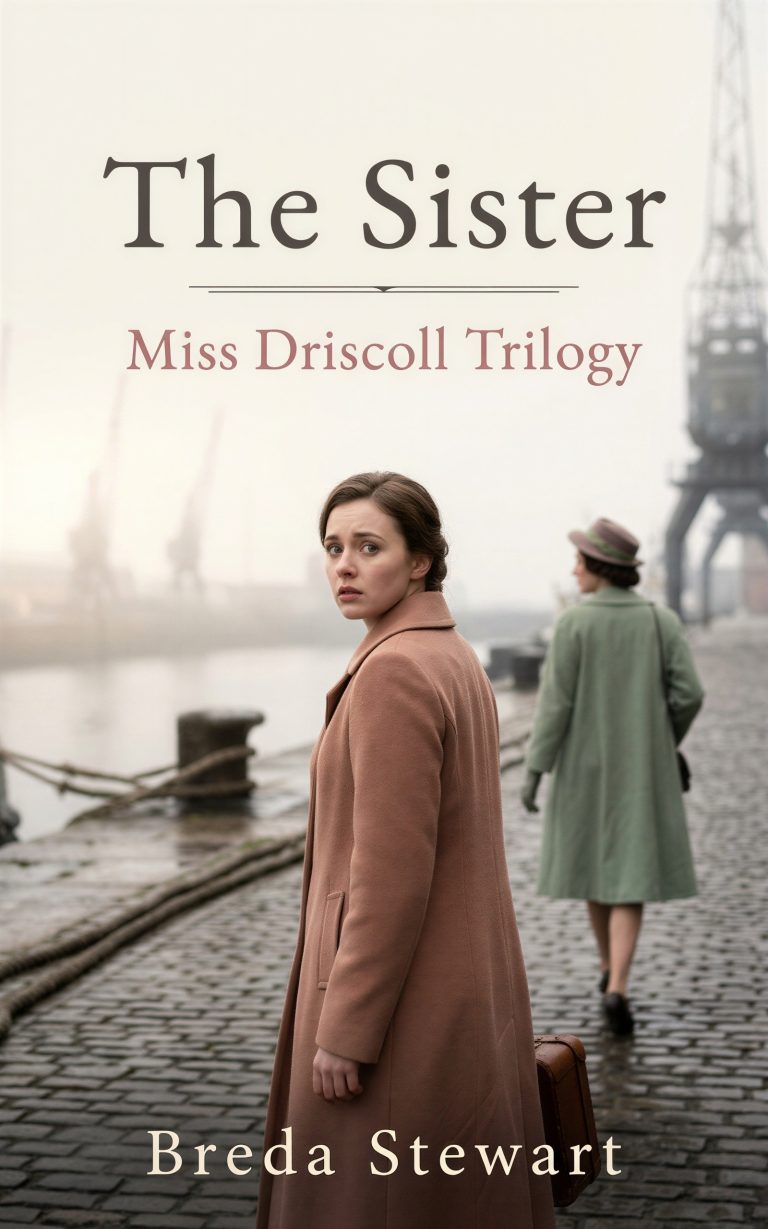 The Sister by Breda Stewart, Miss Driscoll Trilogy Book 1 cover
