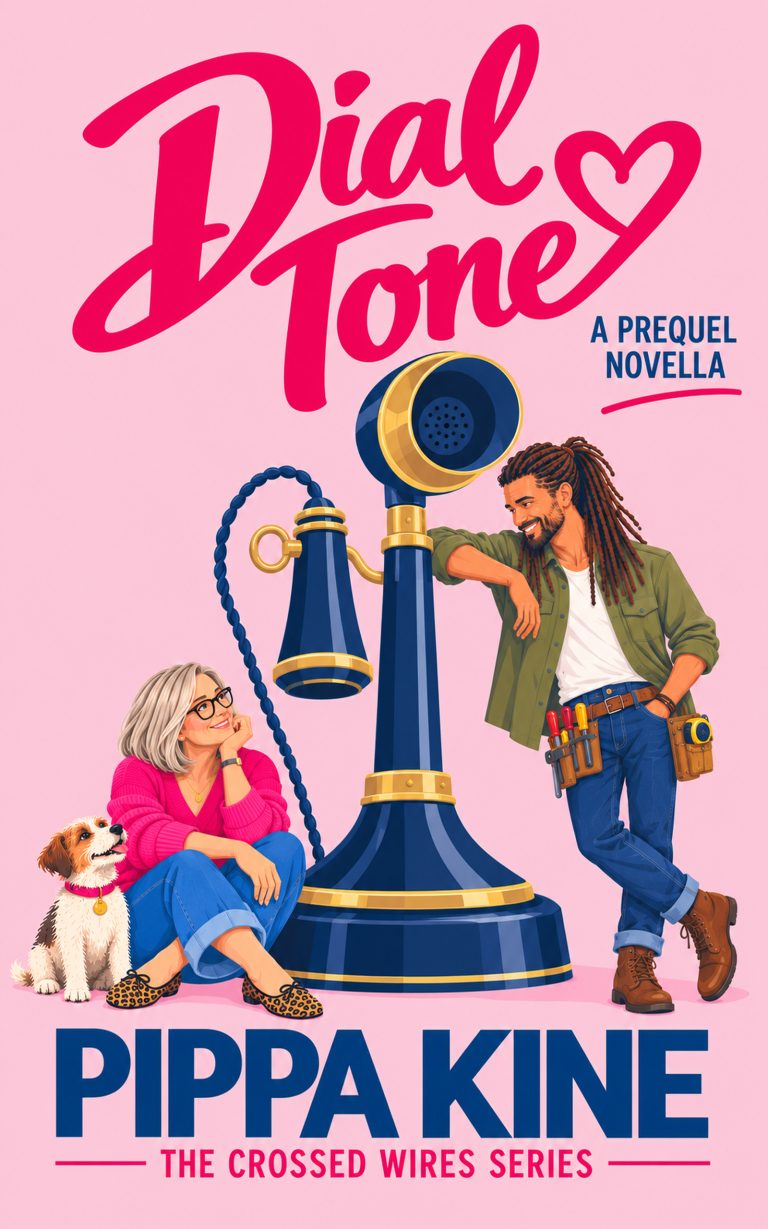 Cover of Dial Tone by Pippa Kine, the free prequel novella to the Crossed Wires series
