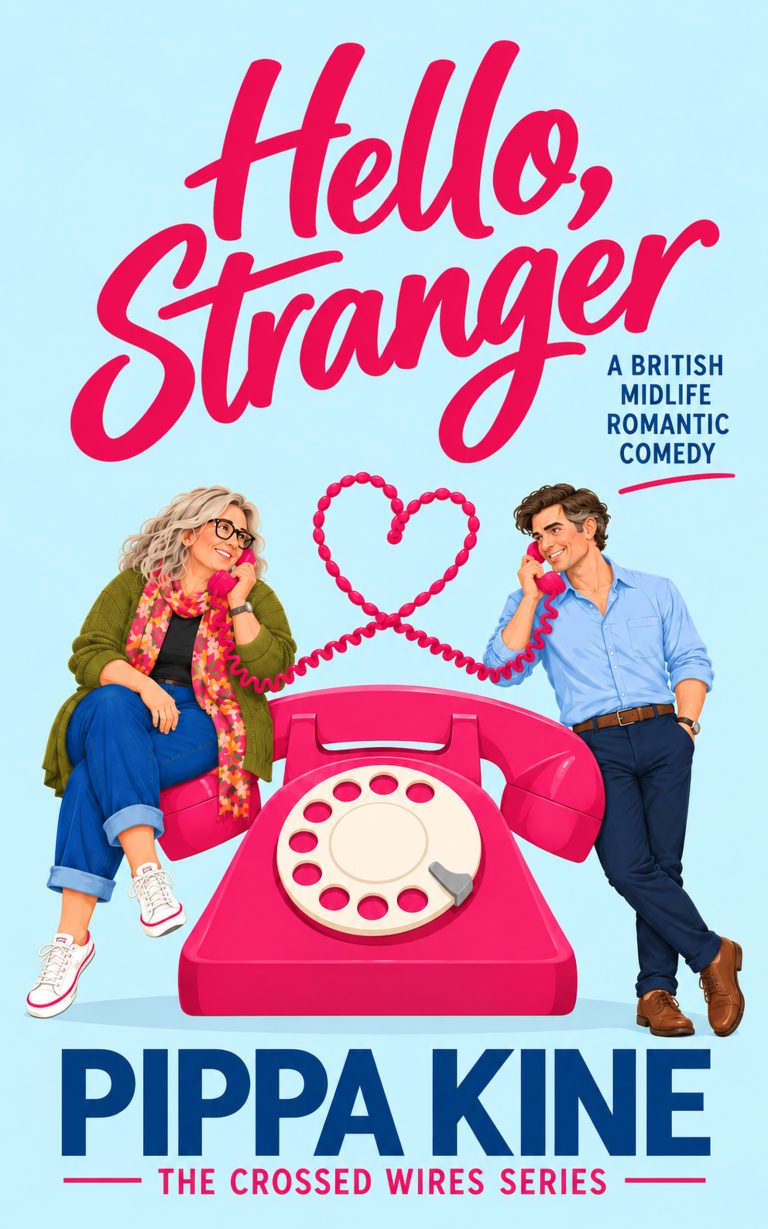Cover of Hello, Stranger by Pippa Kine, book one of the Crossed Wires series